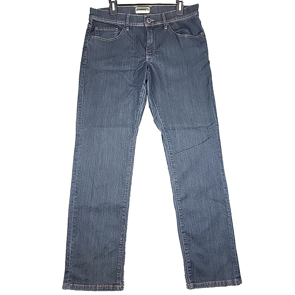 Travis Mathew Mens Legacy Featherweight Dark Blue Denim Jeans  32/31